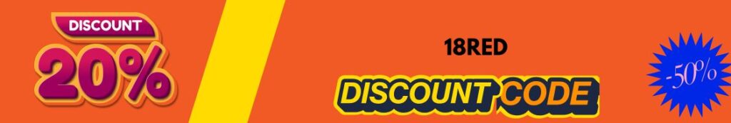 Get FREE 10% Off 18red Discount Code