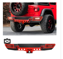 Buy Front and Rear Bumpers For Jeep Wrangler using Sunpie Discount code