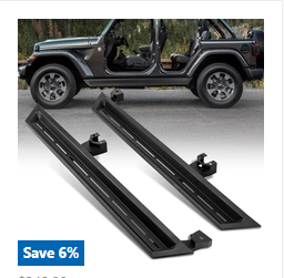 Buy Jeep JK Wrangler Side Steps using Sunpie Discount code
