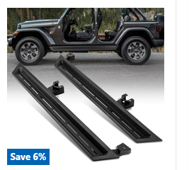 Buy Jeep Wrangler Side Steps 4 Door using Sunpie Discount code