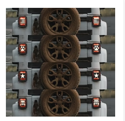 Buy Bronco Tail Light Covers using Sunpie Discount code