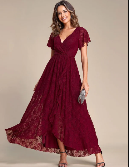 Shop Best Elegant Red Evening Dresses with Ever Pretty Discount Code