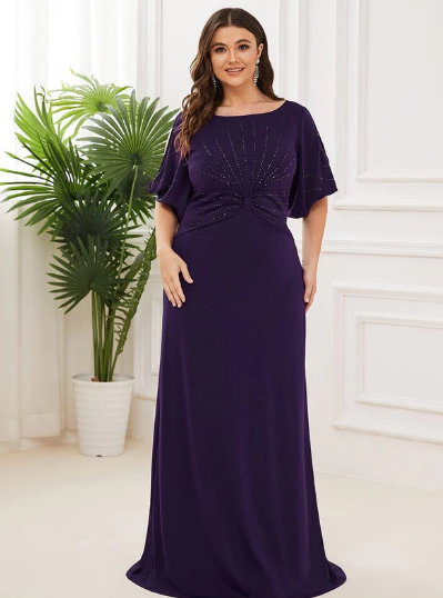 Dark Purple Prom Dress For Sale using Ever Pretty Promo Code