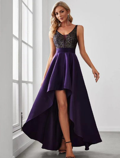 Short Purple Prom Dresses For Sale using Ever Pretty Promo Code