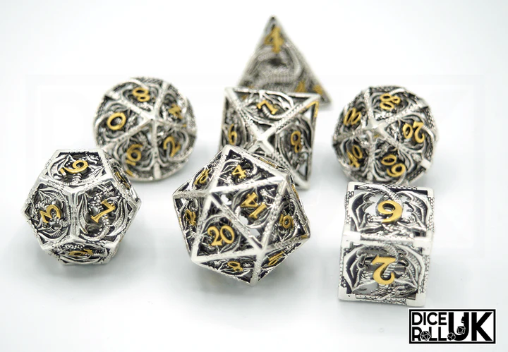 Shop Best Dragon Hollow Metal Dice with Diceroll Discount Code