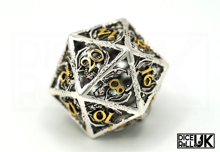 Shop Best Dragon Hollow Metal Dice with Diceroll Discount Code