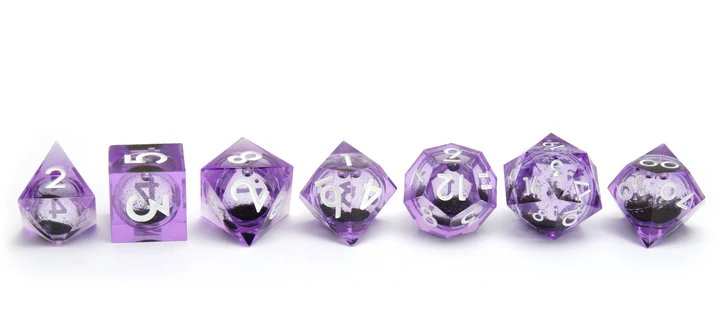 Shop Best Liquid Core Resin Dice with Diceroll Discount Code