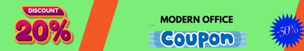Get FREE Modern Office Coupon Code