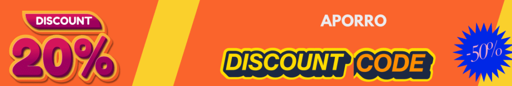 Get Free Aporro Discount Code