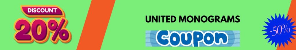 Get FREE United Monograms Coupon Code