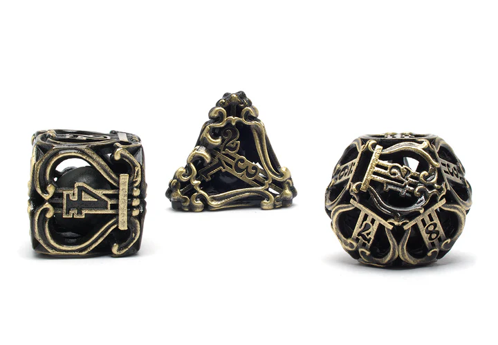 Shop Best Hollow Metal Dice Set with Diceroll Discount Code